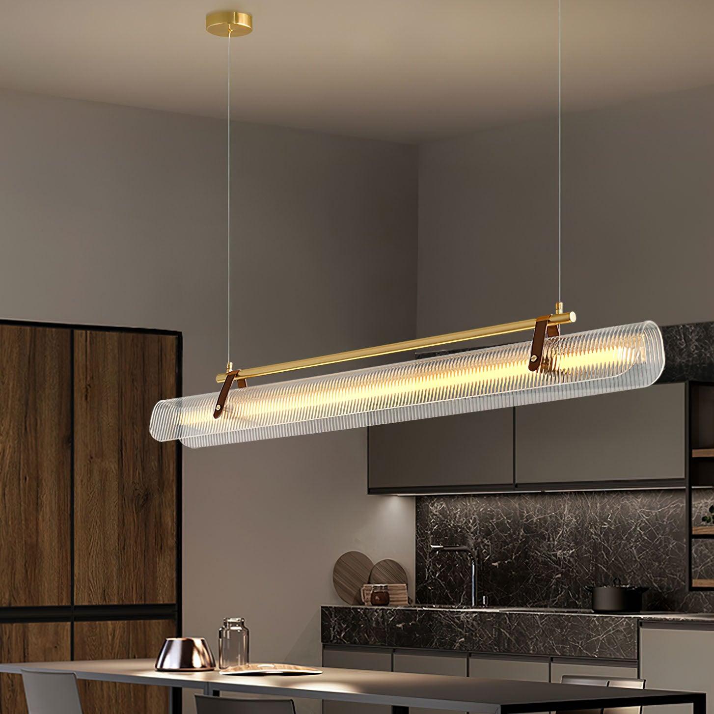 Acrylic Linear Chandelier - Lamp Outdoor
