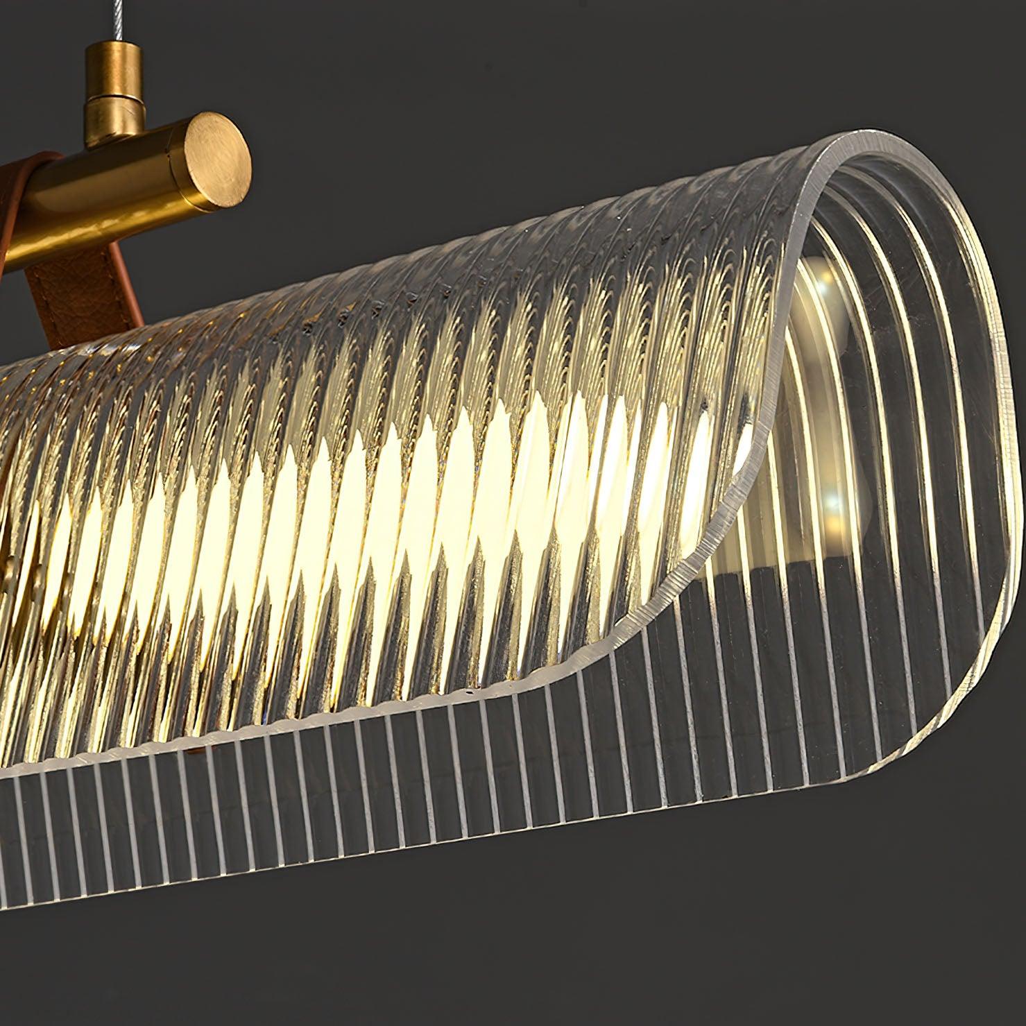 Acrylic Linear Chandelier - Lamp Outdoor