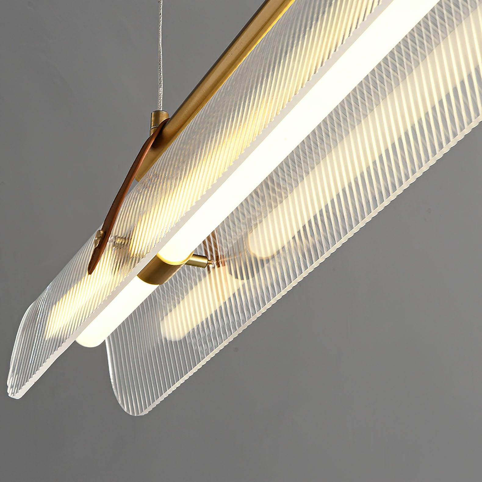 Acrylic Linear Chandelier - Lamp Outdoor