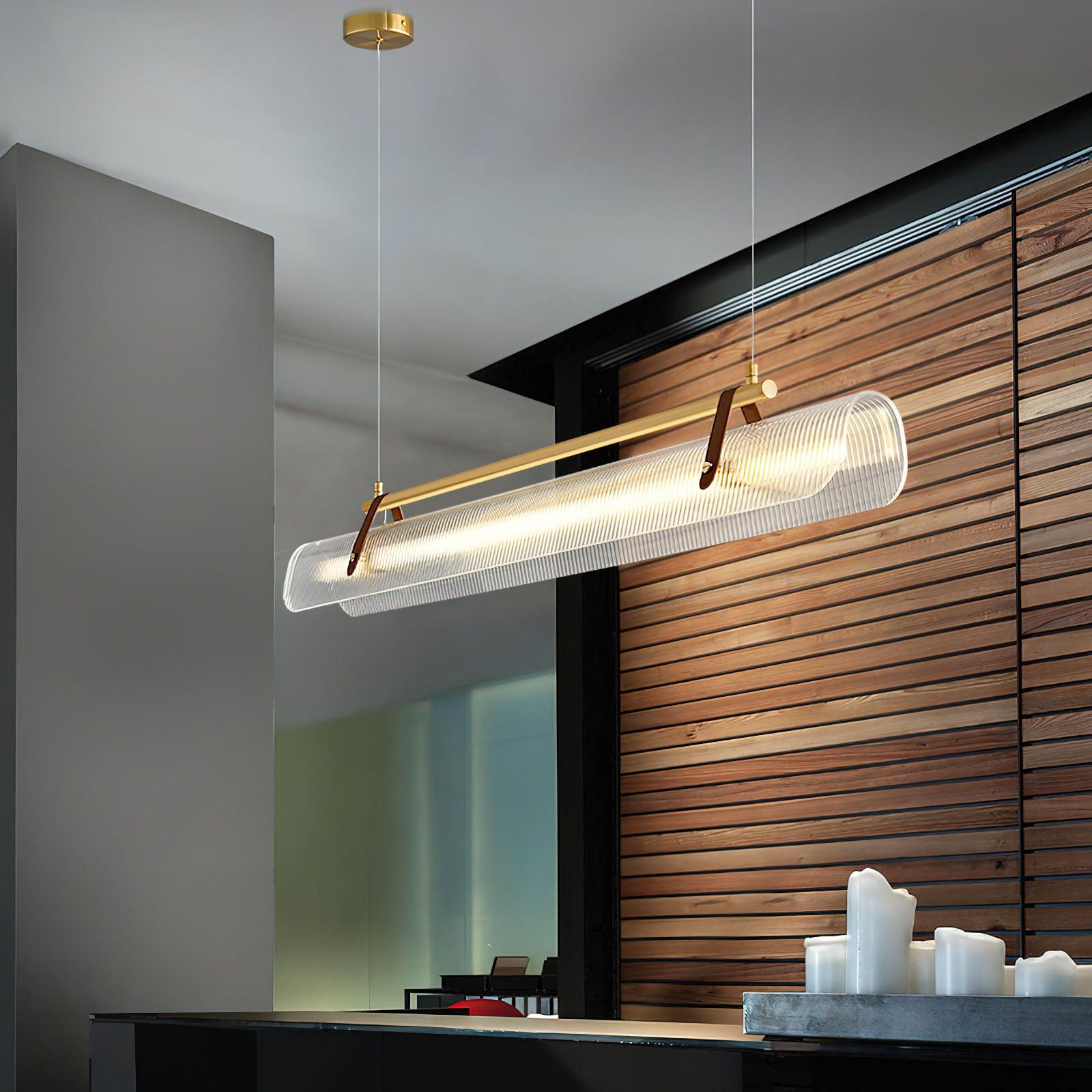 Acrylic Linear Chandelier - Lamp Outdoor