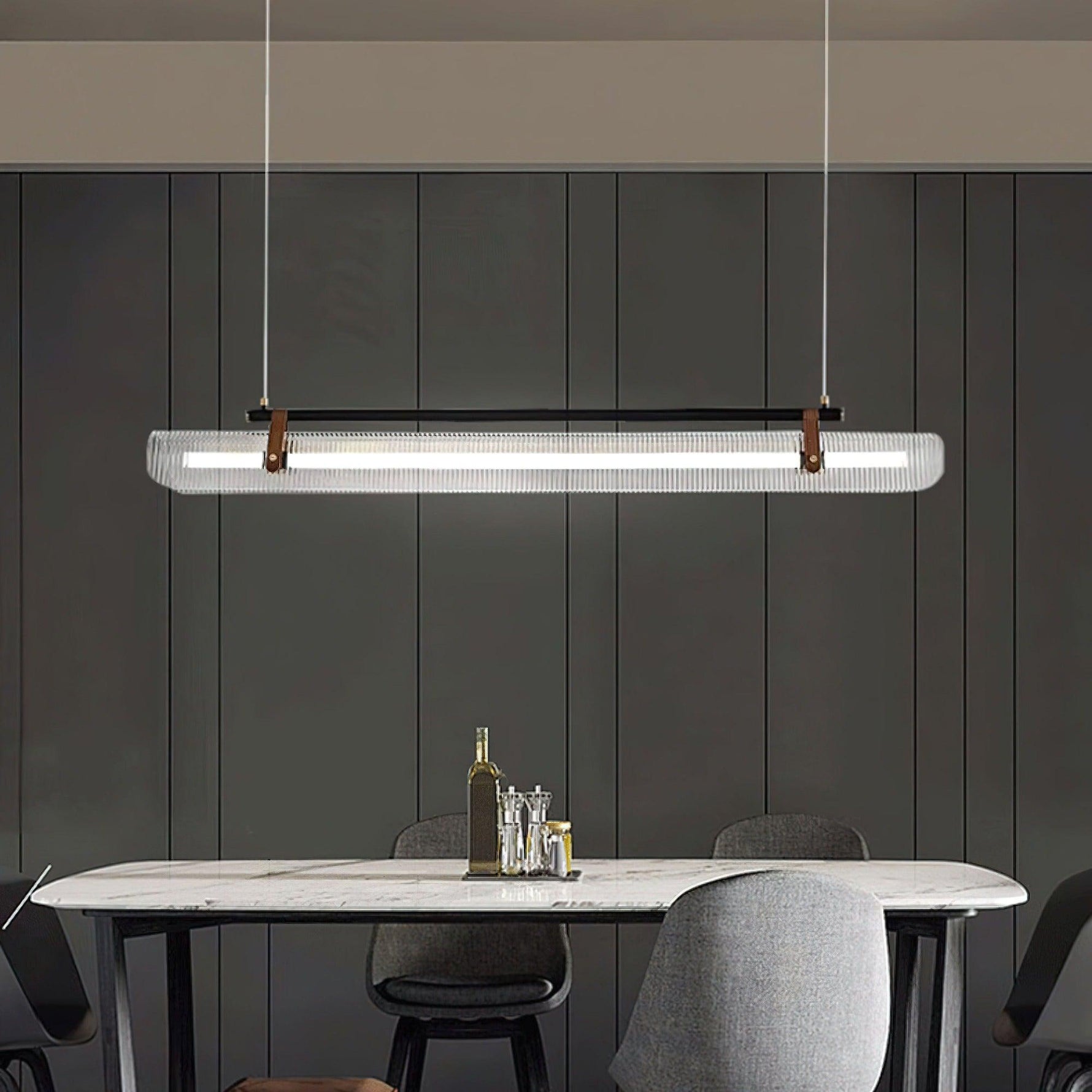 Acrylic Linear Chandelier - Lamp Outdoor