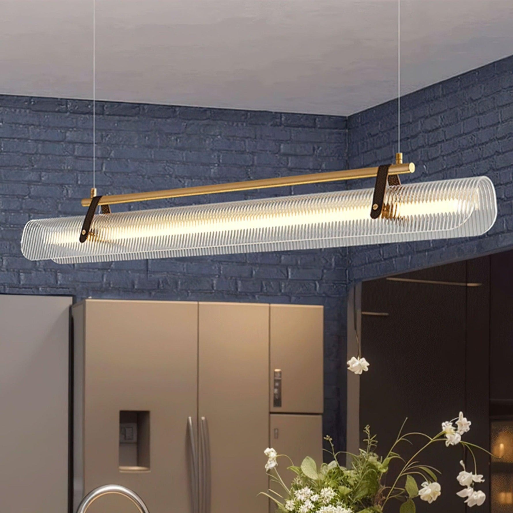 Acrylic Linear Chandelier - Lamp Outdoor