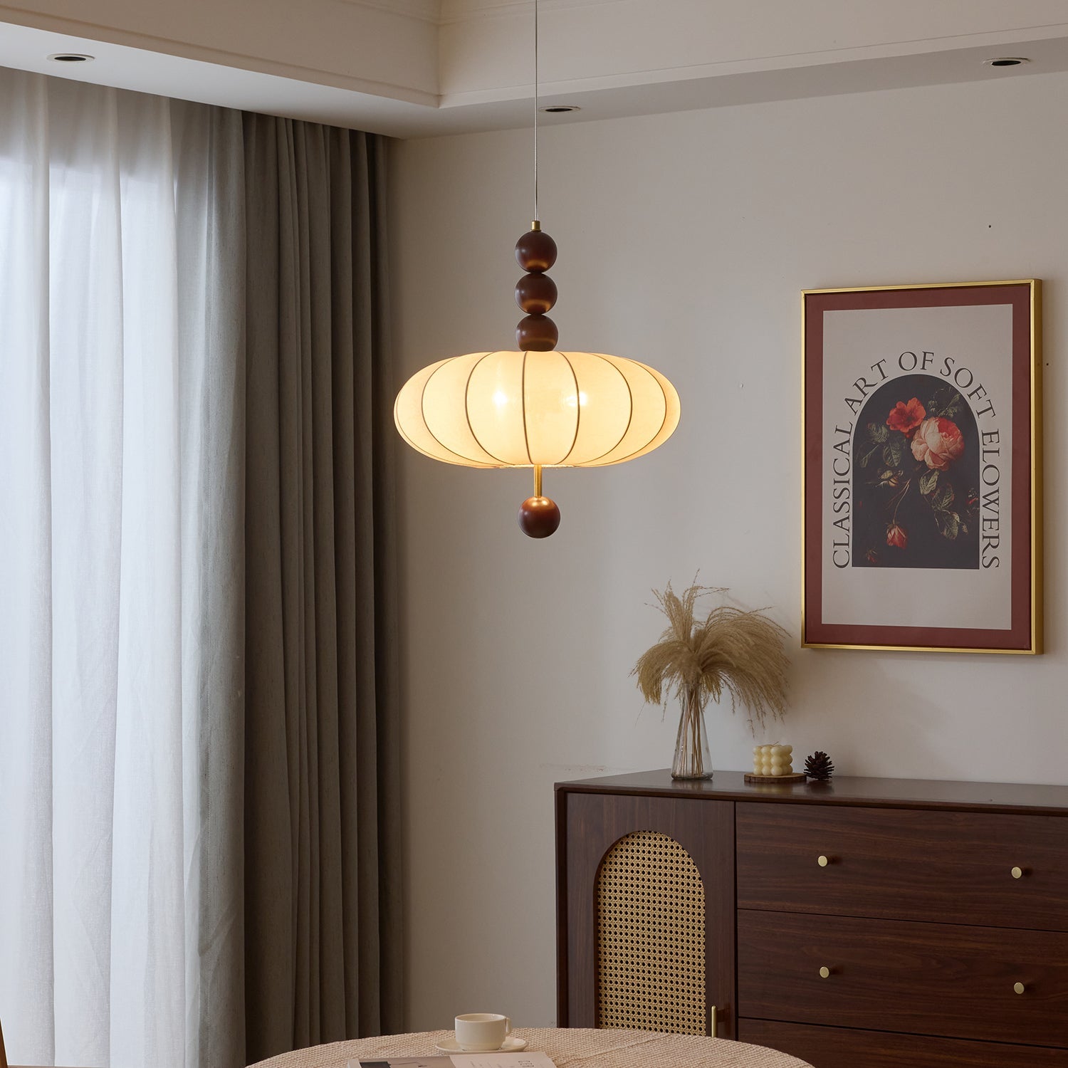 Adelaide Fabric Pendant Light - Lamp Outdoor