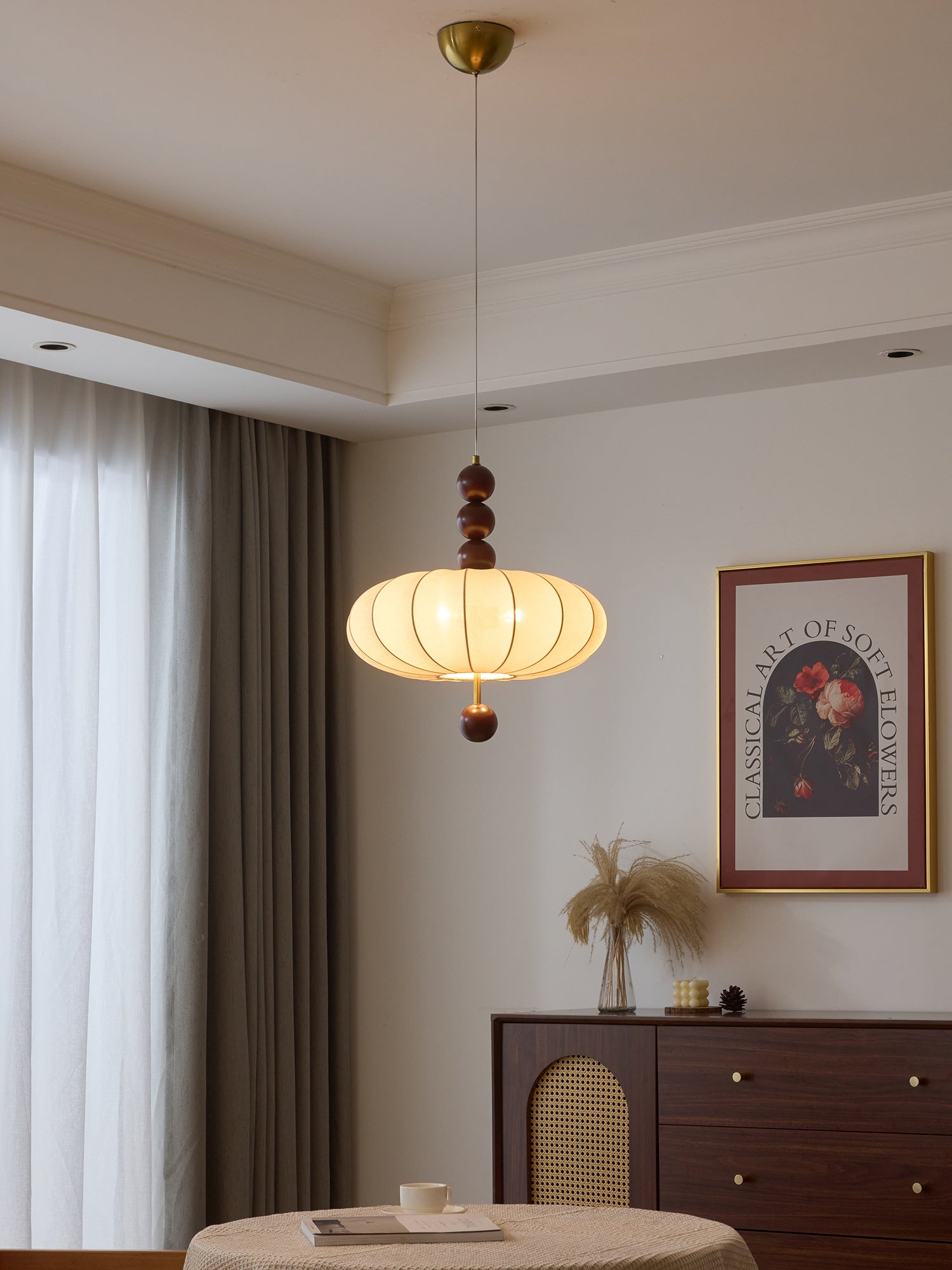Adelaide Fabric Pendant Light - Lamp Outdoor