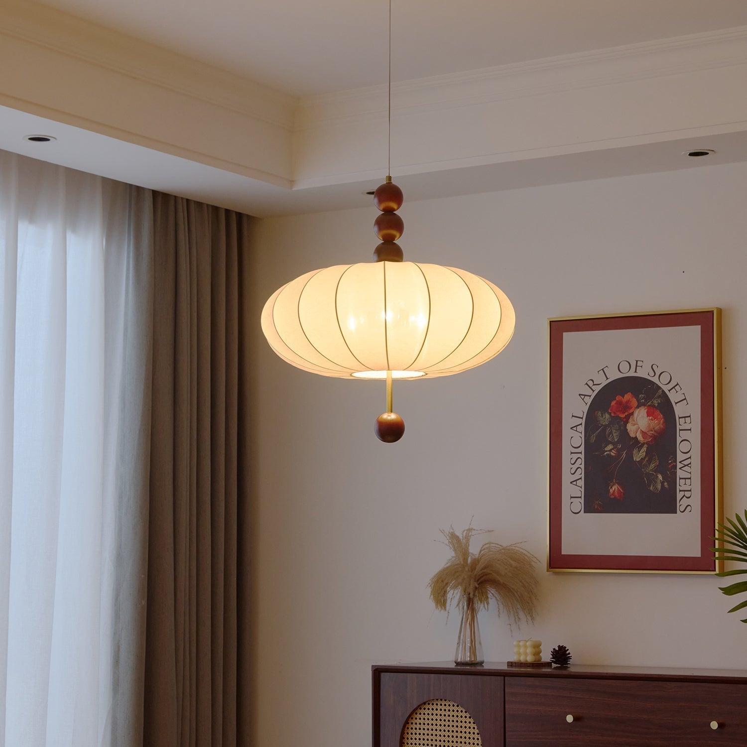 Adelaide Fabric Pendant Light - Lamp Outdoor