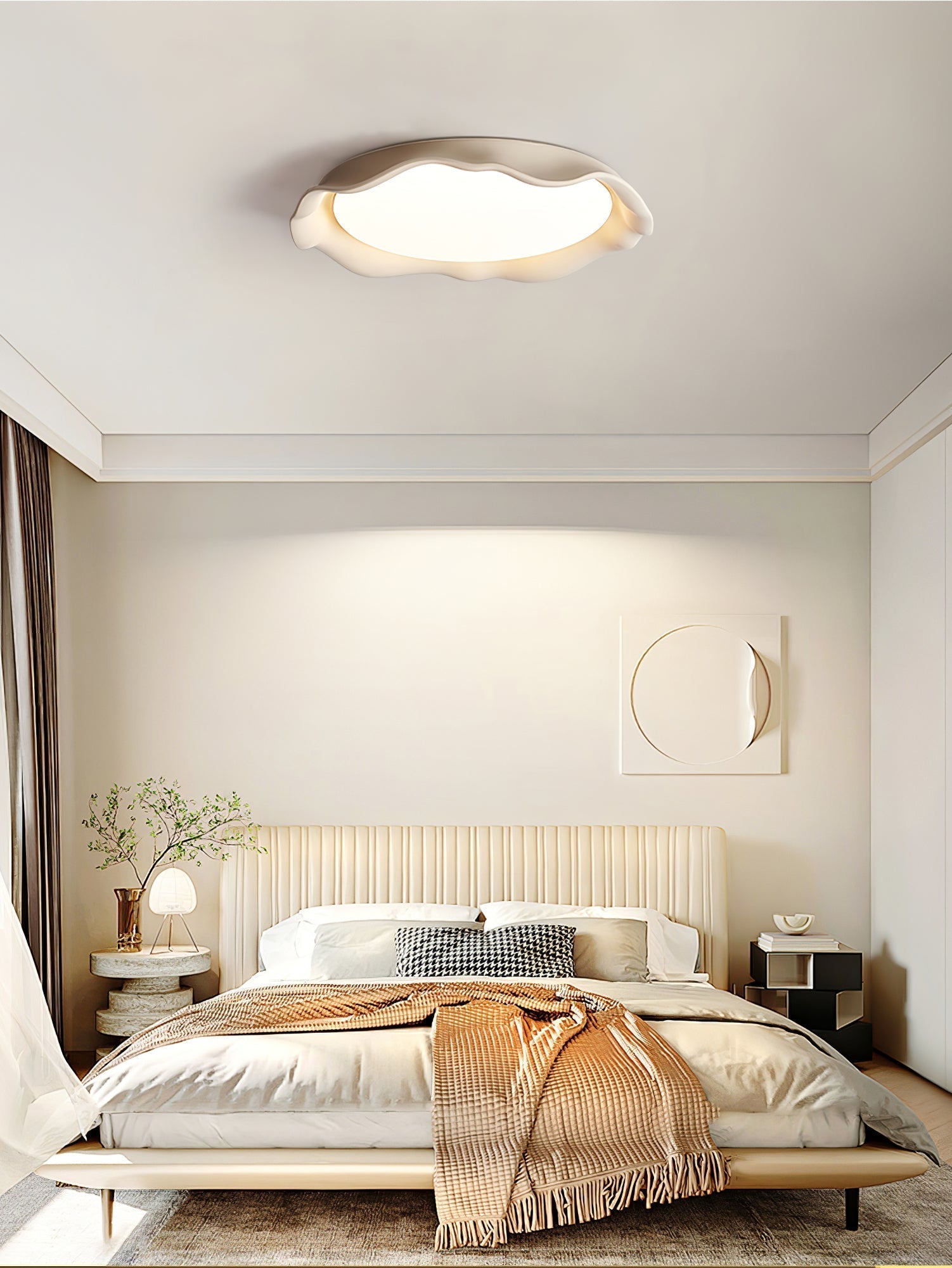 Aera Microcement Ceiling Light - Lamp Outdoor