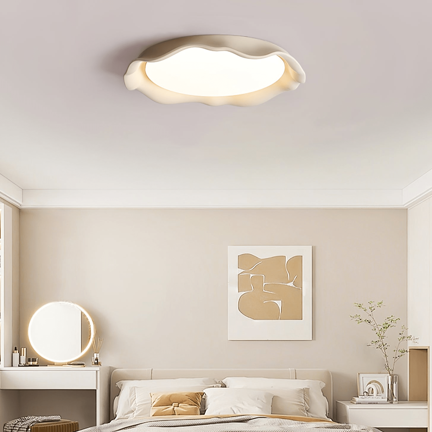 Aera Microcement Ceiling Light - Lamp Outdoor