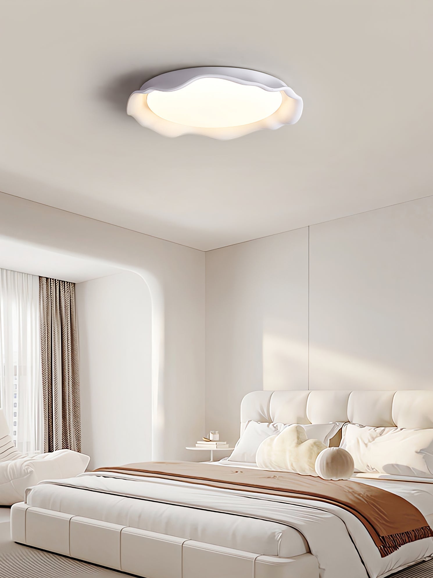 Aera Microcement Ceiling Light - Lamp Outdoor