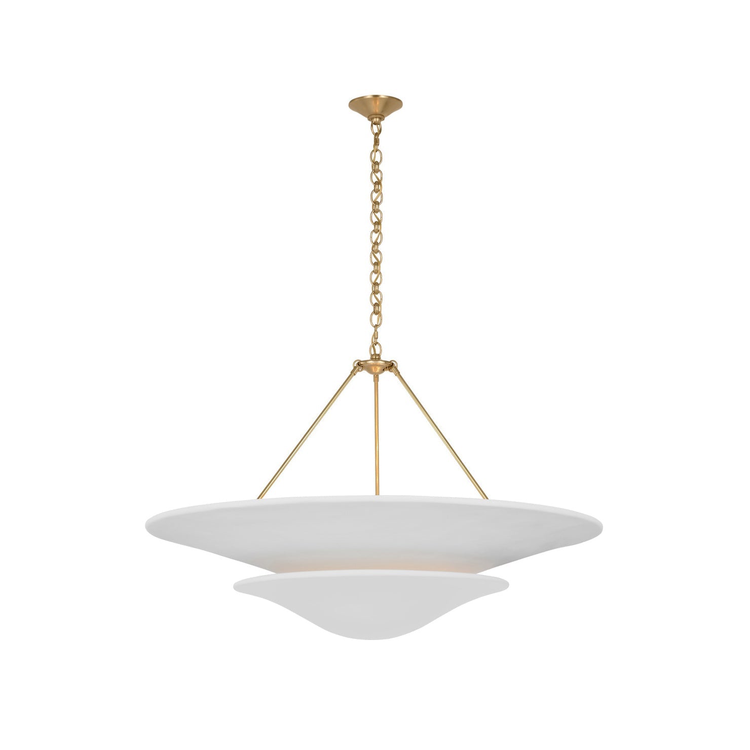Aerin Contemporary Brass Chandelier