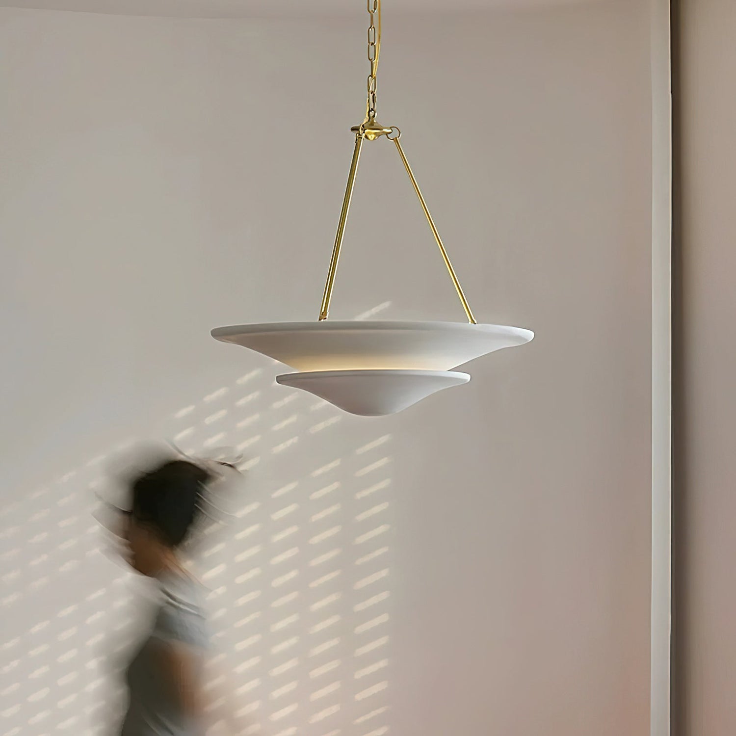 Aerin Contemporary Brass Chandelier