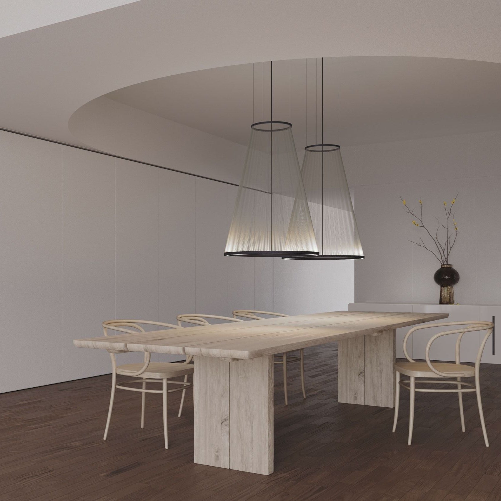 Cone Minimalist Aluminum Pendant Light - Lamp Outdoor