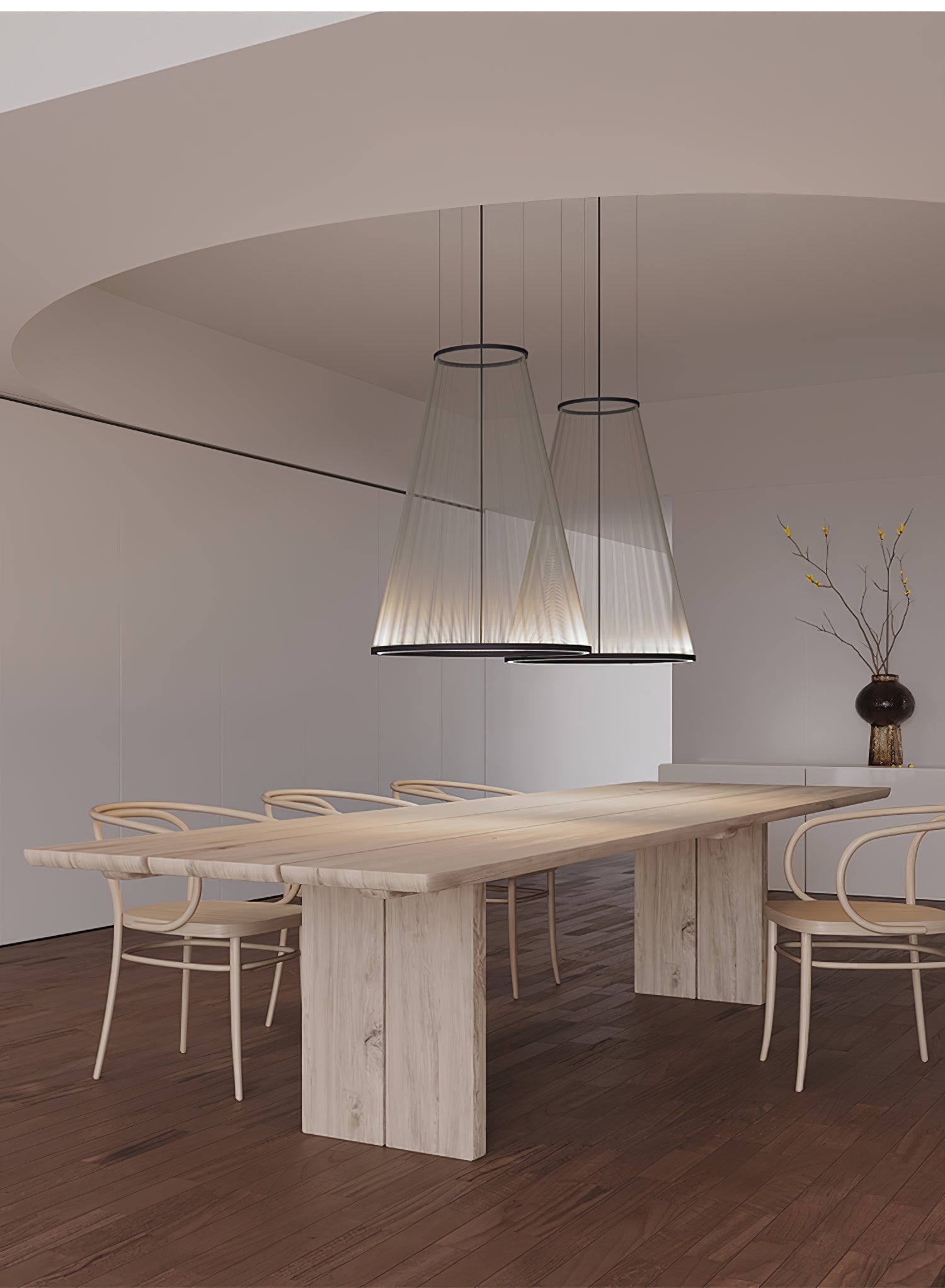 Cone Minimalist Aluminum Pendant Light - Lamp Outdoor