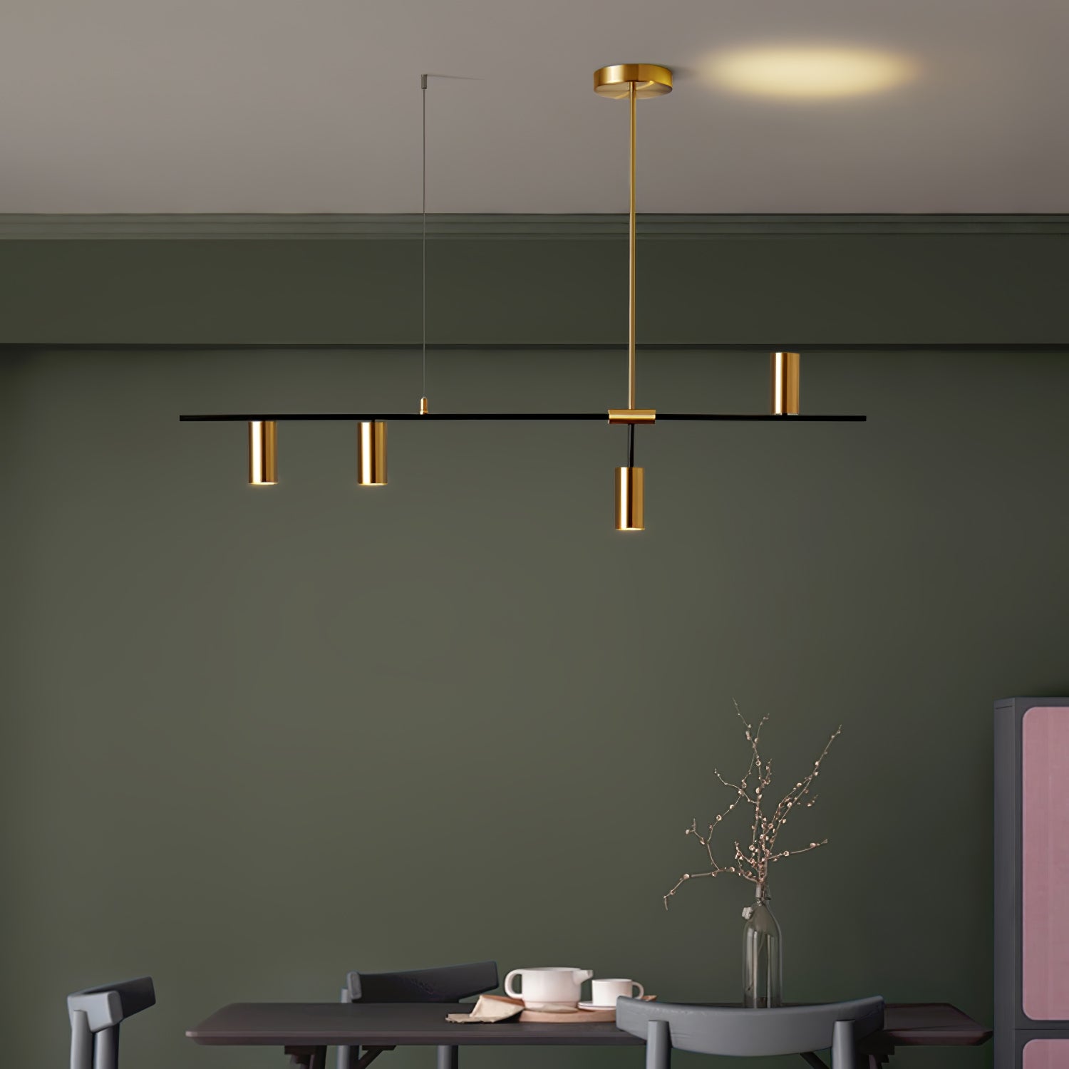 Cassandra Linear Chandelier - Lamp Outdoor