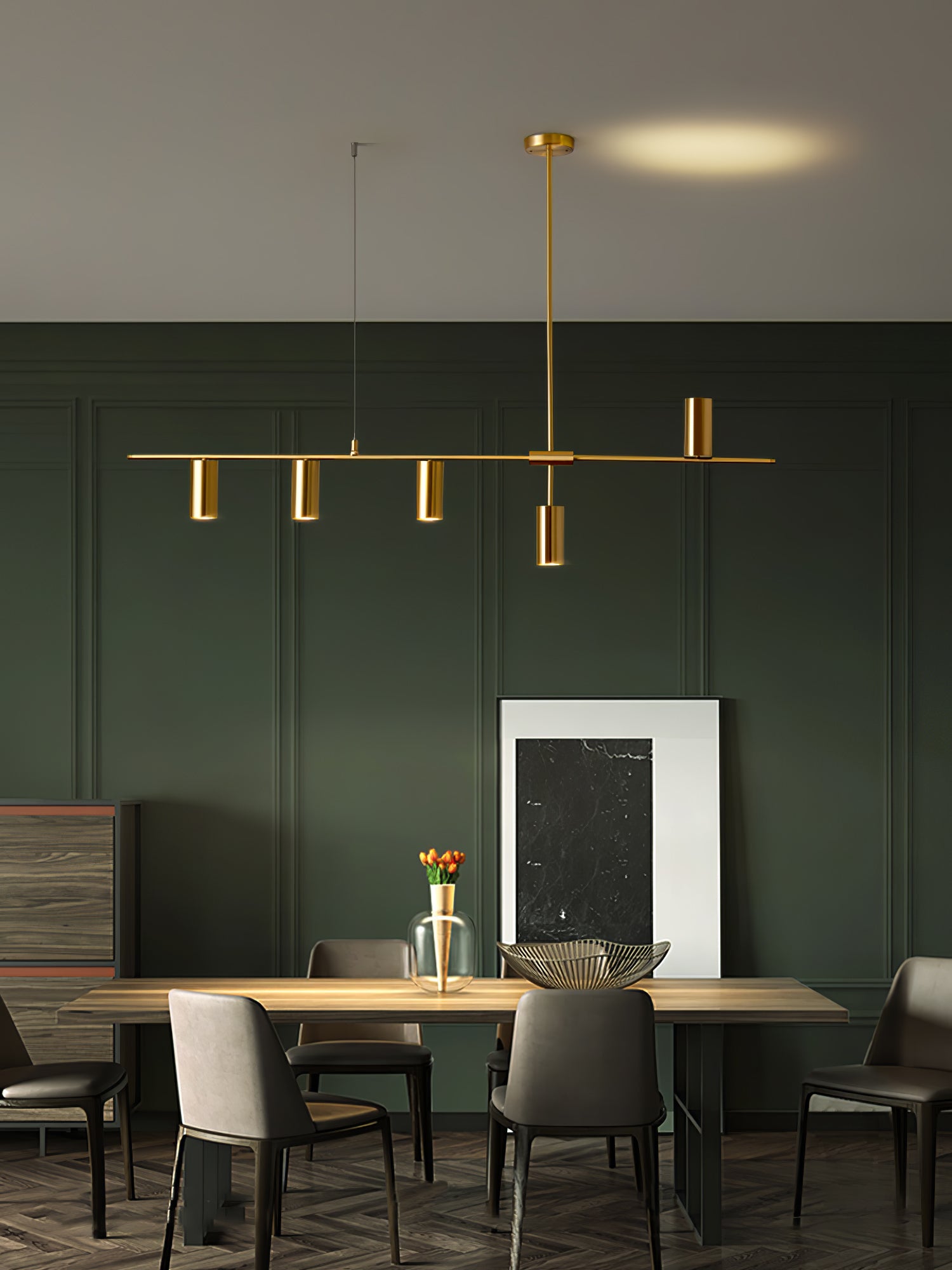 Cassandra Linear Chandelier - Lamp Outdoor