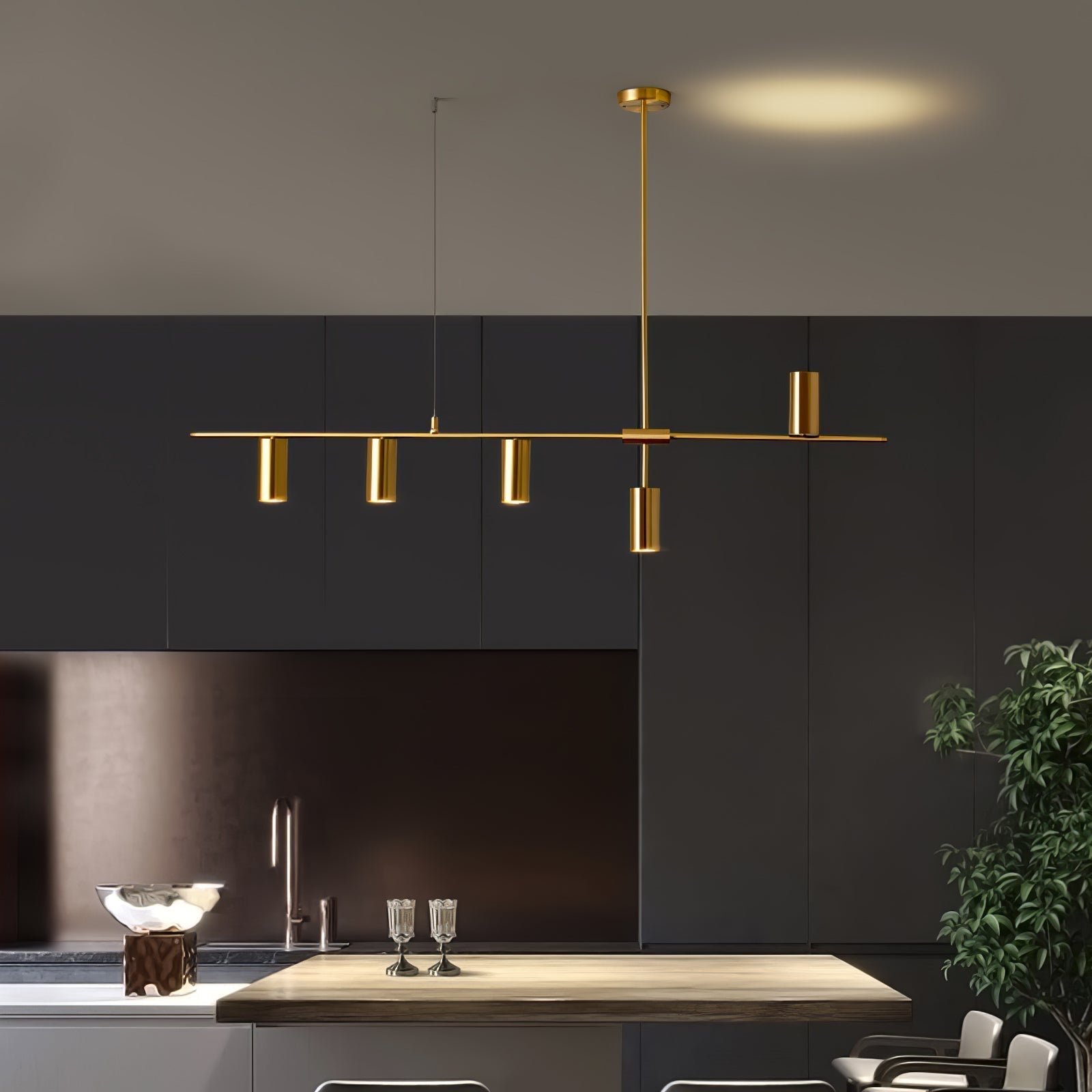 Cassandra Linear Chandelier - Lamp Outdoor