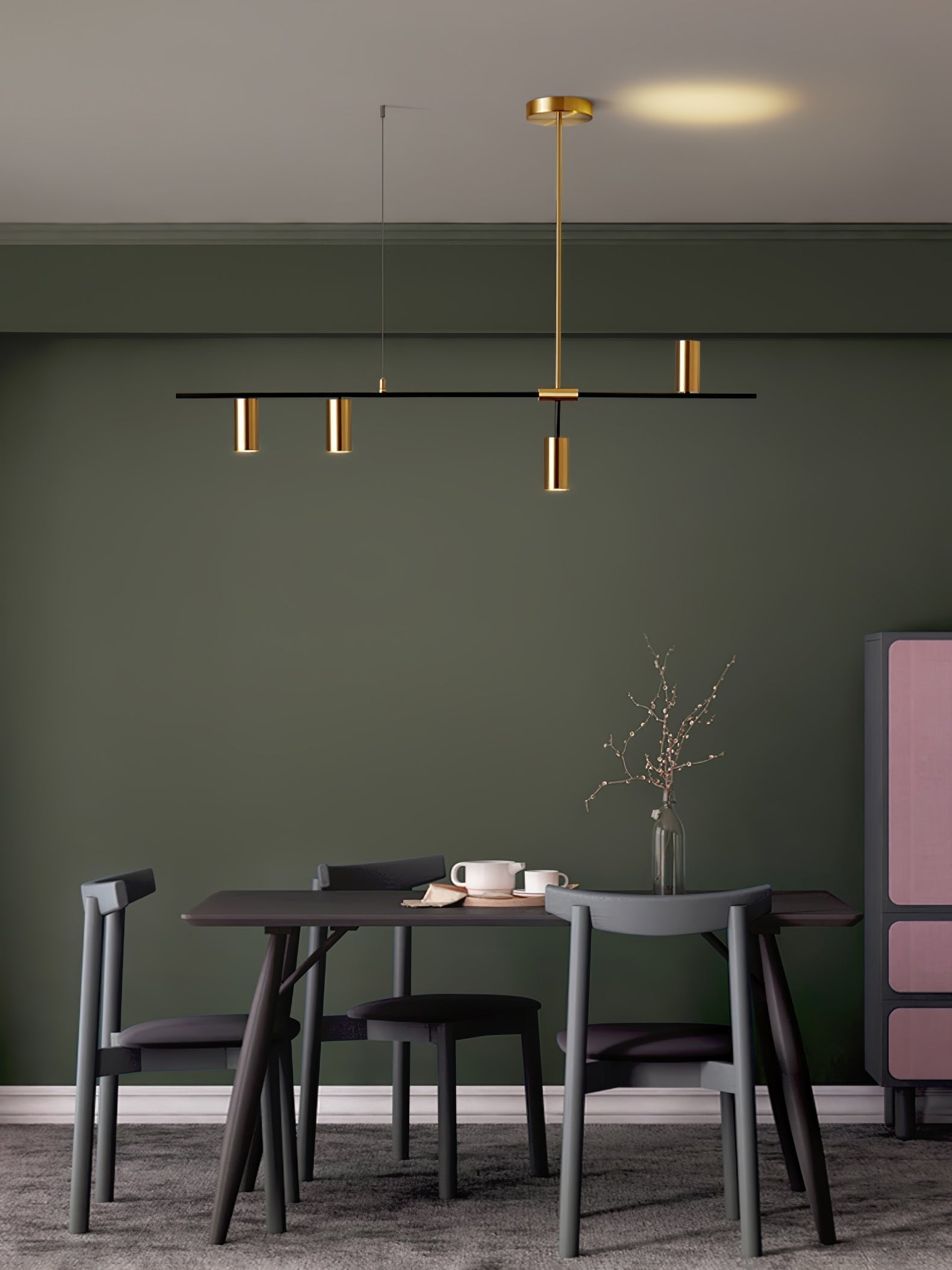 Cassandra Linear Chandelier - Lamp Outdoor