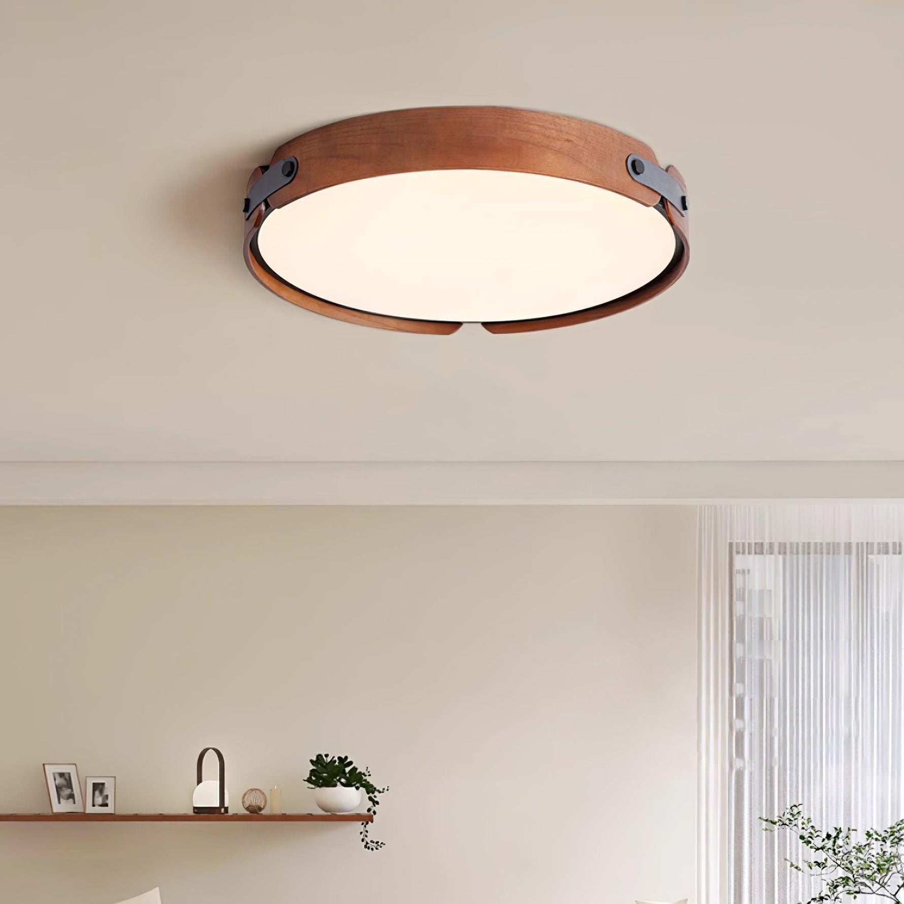 Aiwen Wood Ceiling Light - Lamp Outdoor