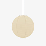 Washi Paper Round Series Pendant Lamp - Lamp Outdoor