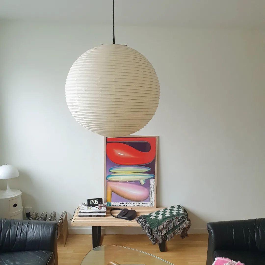 Washi Paper Round Series Pendant Lamp - Lamp Outdoor