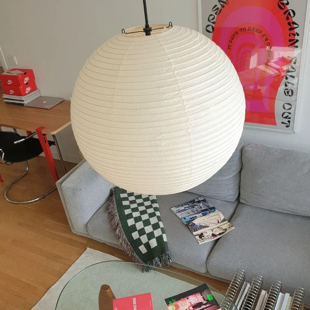 Washi Paper Round Series Pendant Lamp - Lamp Outdoor