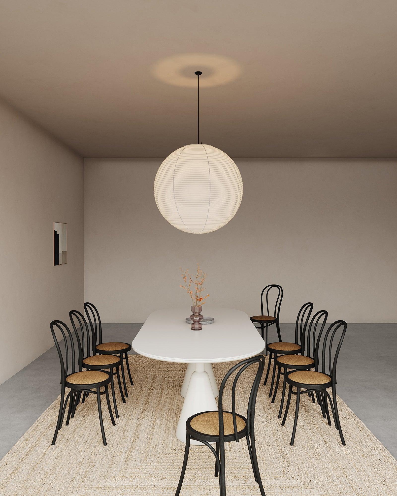 Washi Paper Round Series Pendant Lamp - Lamp Outdoor
