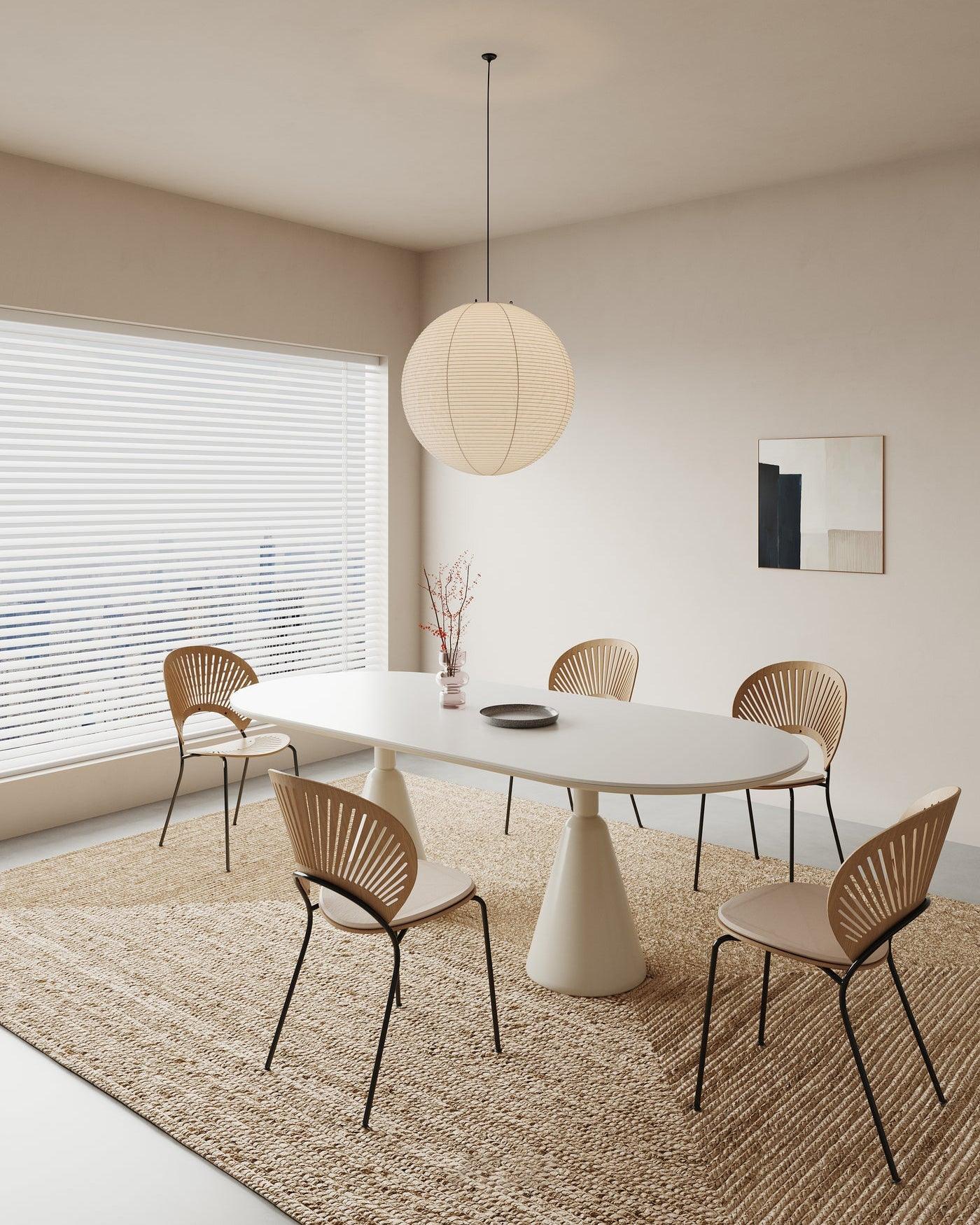 Washi Paper Round Series Pendant Lamp - Lamp Outdoor