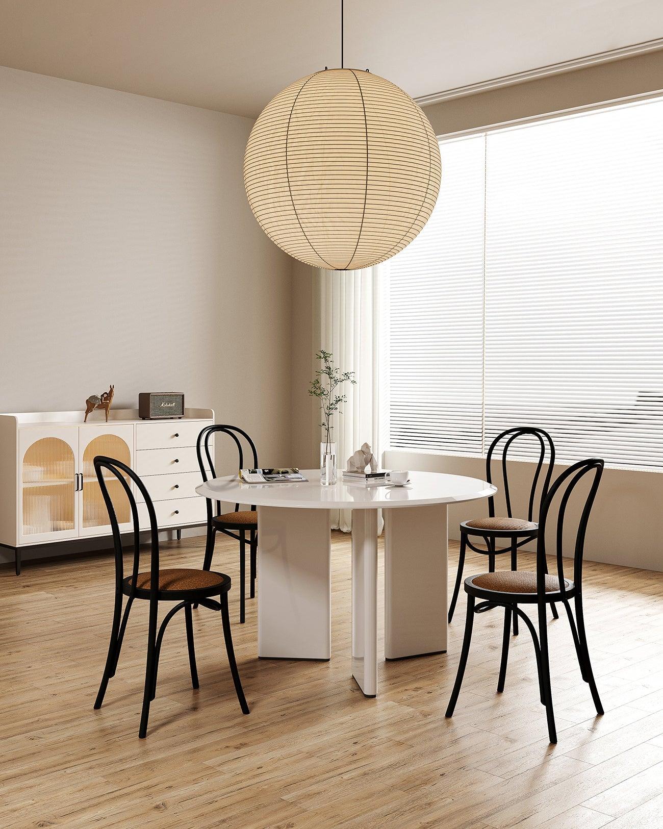 Washi Paper Round Series Pendant Lamp - Lamp Outdoor
