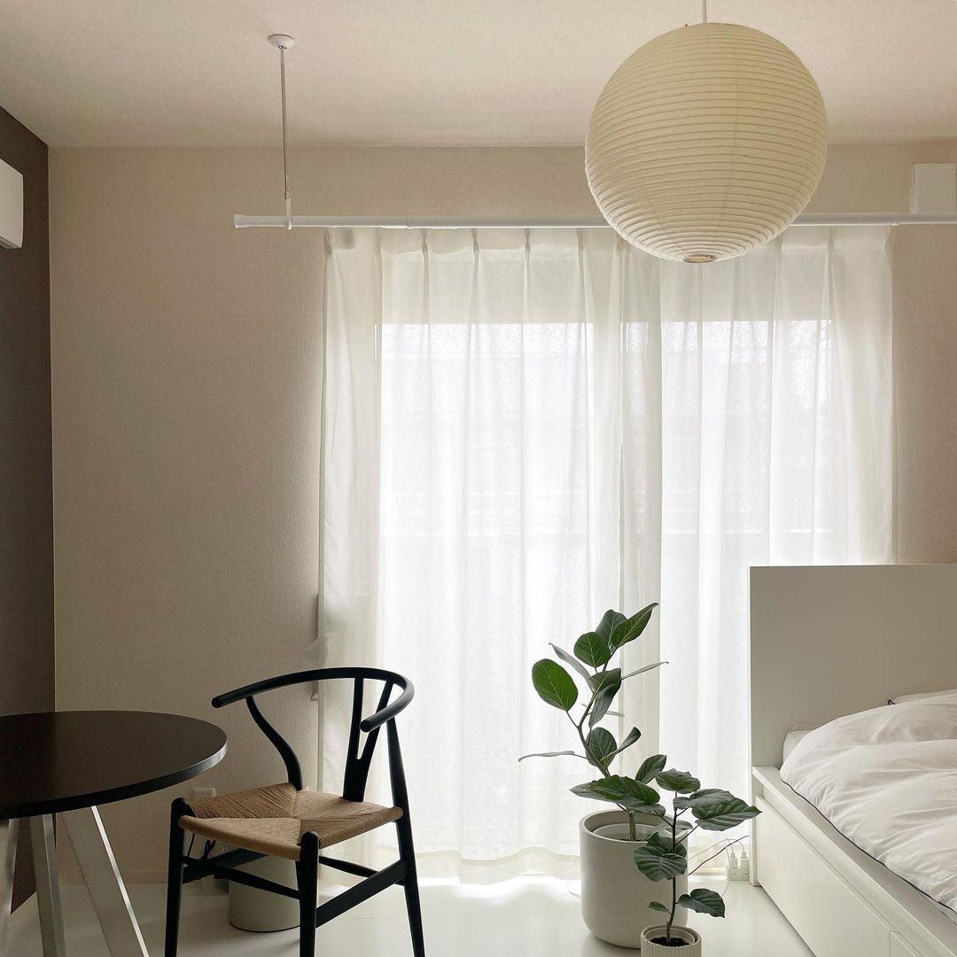 Washi Paper Round Series Pendant Lamp - Lamp Outdoor