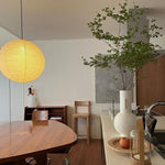 Washi Paper Round Series Pendant Lamp - Lamp Outdoor