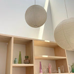 Washi Paper Round Series Pendant Lamp - Lamp Outdoor