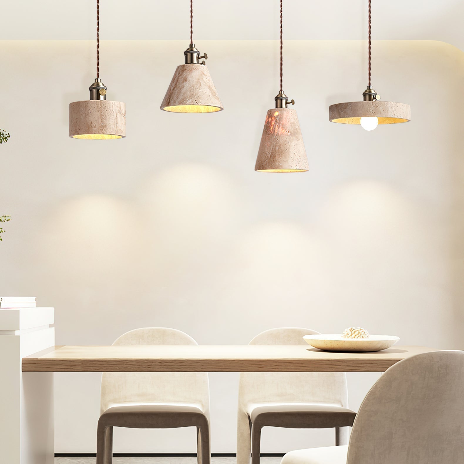 Lysorel Travertine Pendant Light - Lamp Outdoor