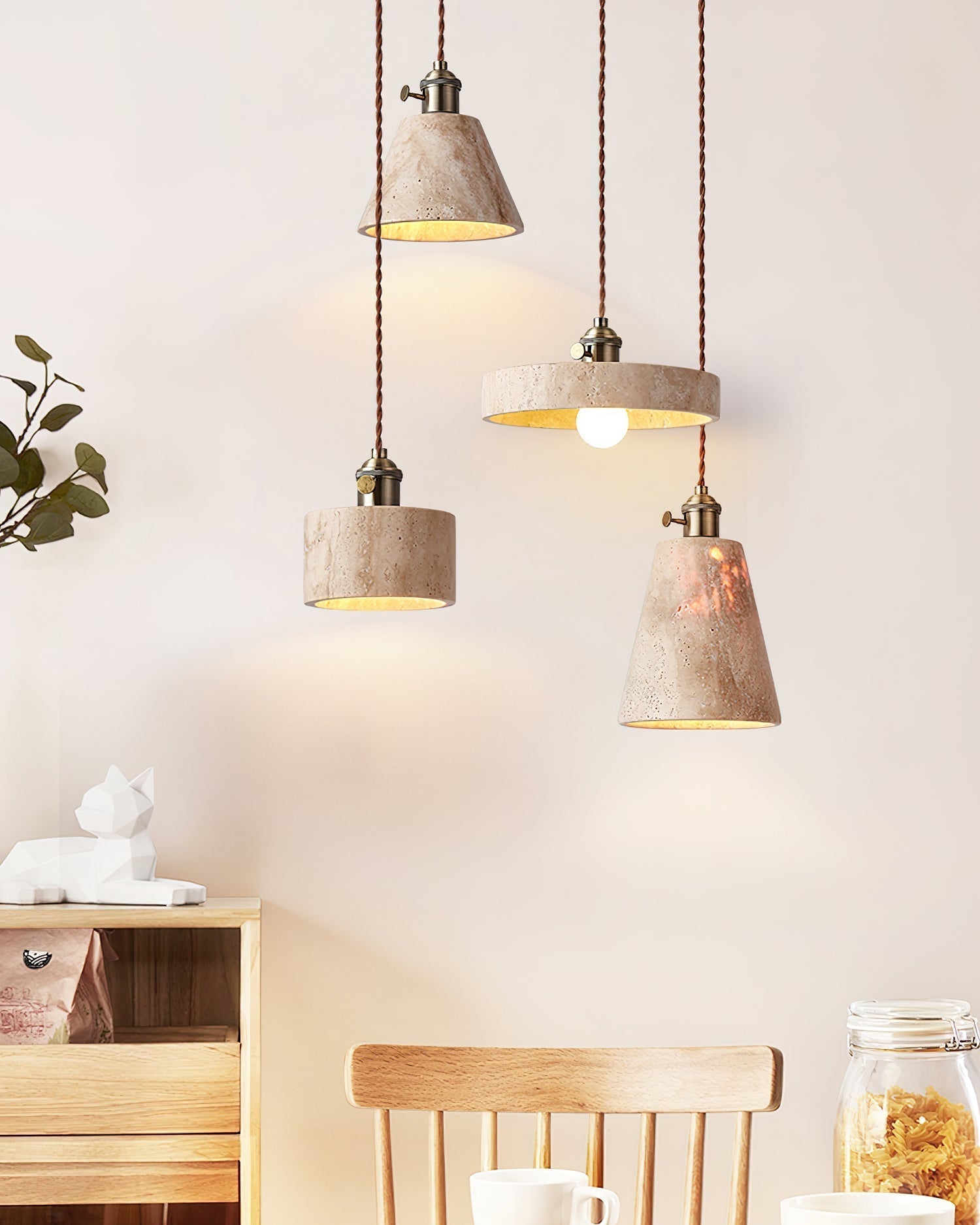 Lysorel Travertine Pendant Light - Lamp Outdoor