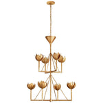 Ulmaris Floral Metal Chandelier - Lamp Outdoor