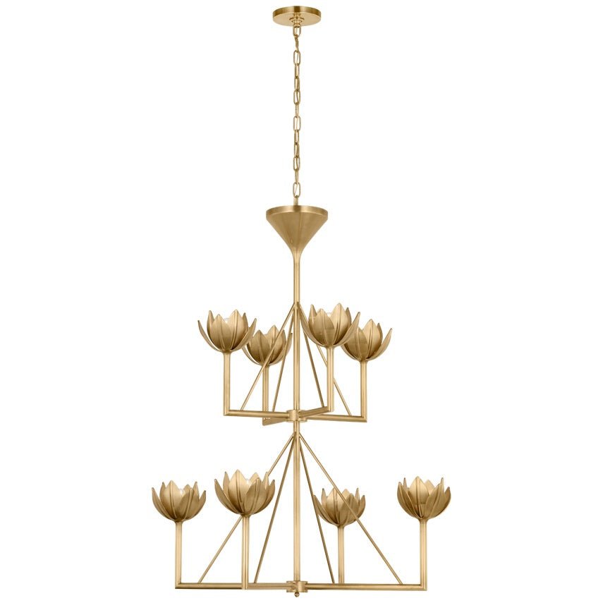 Ulmaris Floral Metal Chandelier - Lamp Outdoor