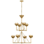 Ulmaris Floral Metal Chandelier - Lamp Outdoor
