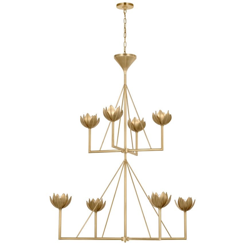 Ulmaris Floral Metal Chandelier - Lamp Outdoor