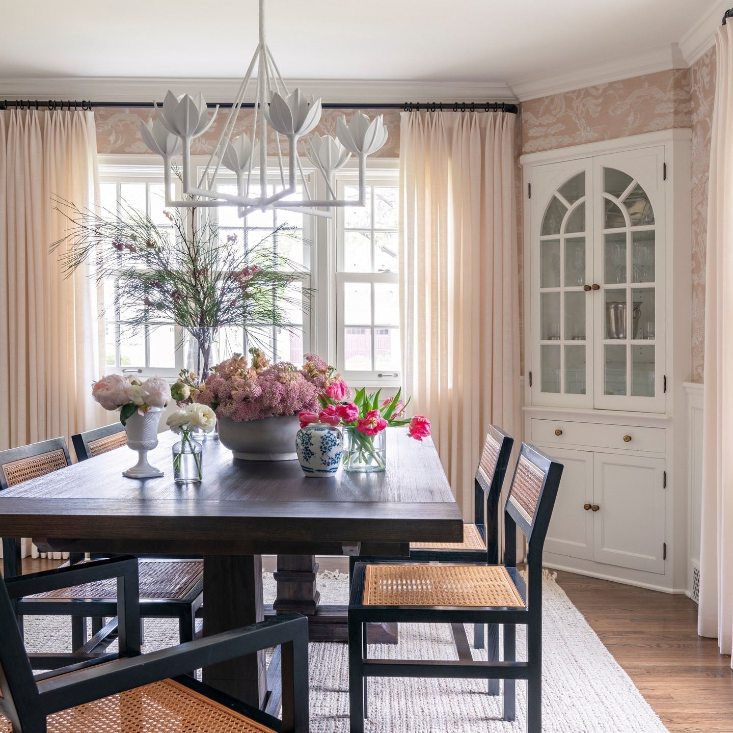 Ulmaris Floral Metal Chandelier - Lamp Outdoor