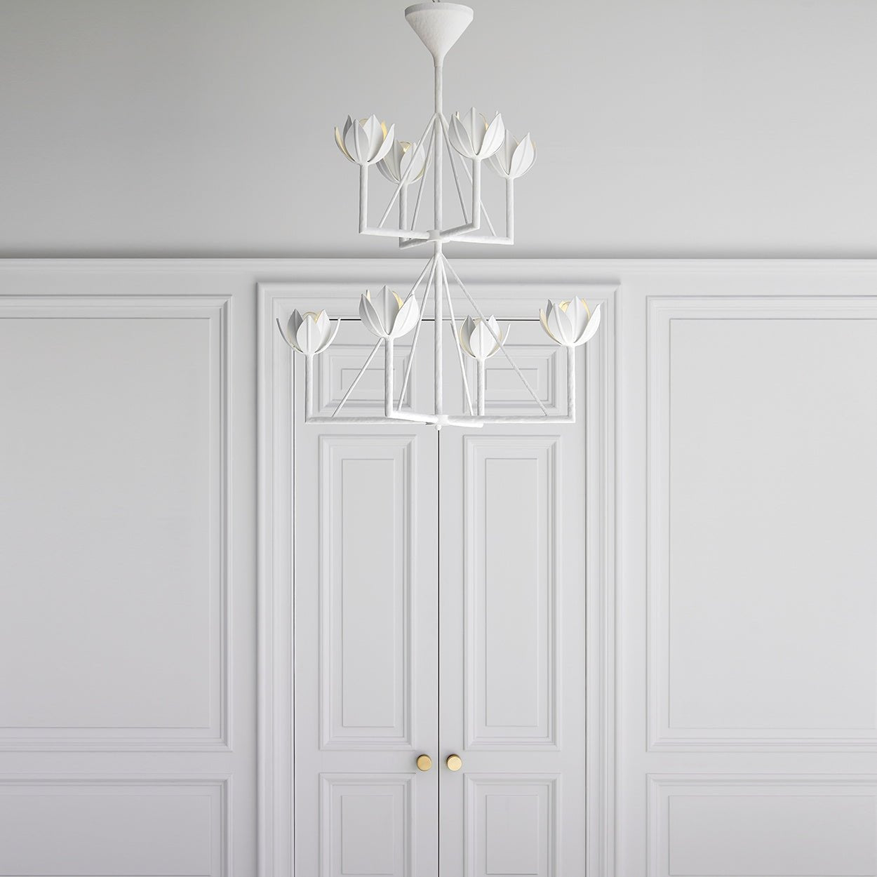 Ulmaris Floral Metal Chandelier - Lamp Outdoor