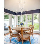 Ulmaris Floral Metal Chandelier - Lamp Outdoor