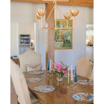 Ulmaris Floral Metal Chandelier - Lamp Outdoor
