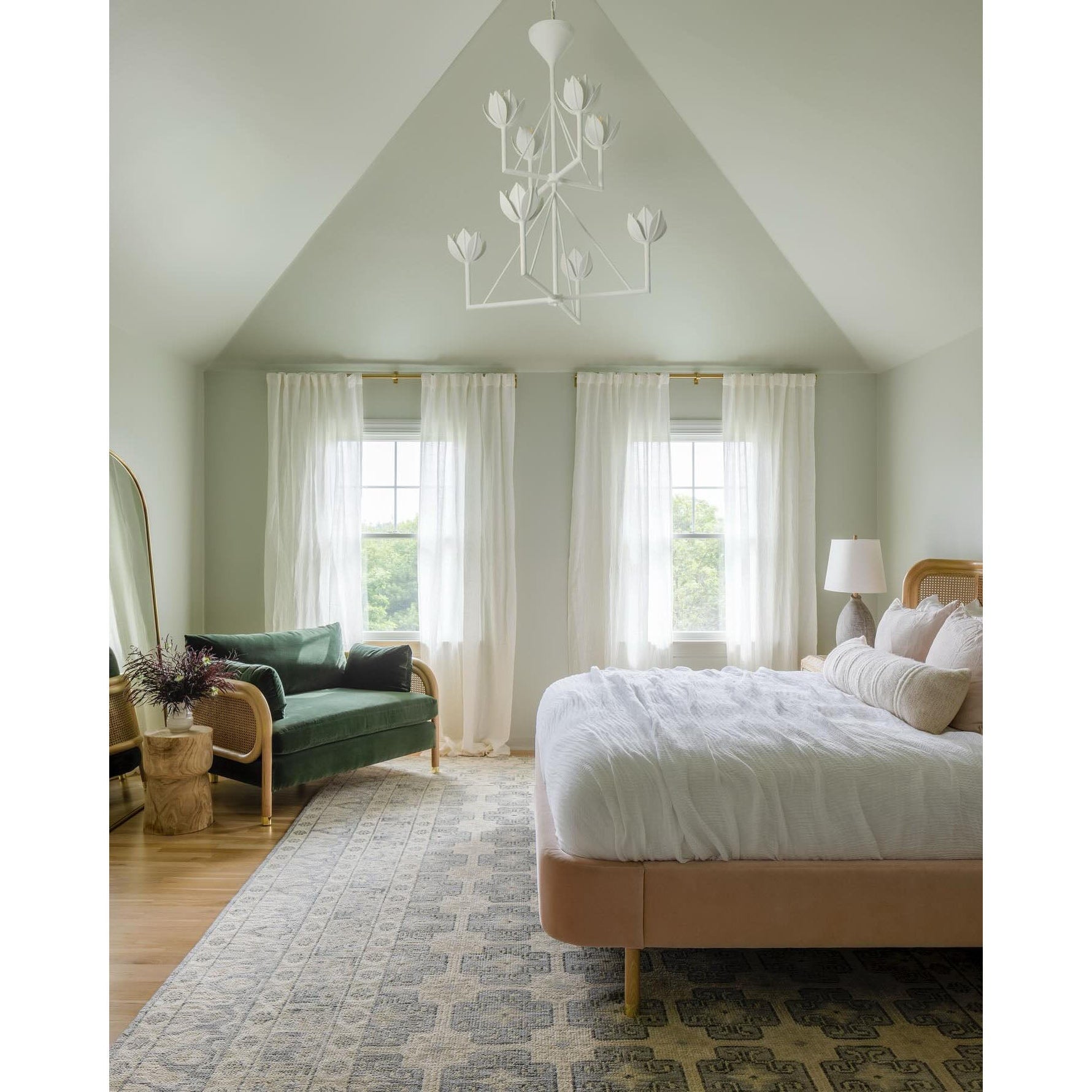 Ulmaris Floral Metal Chandelier - Lamp Outdoor