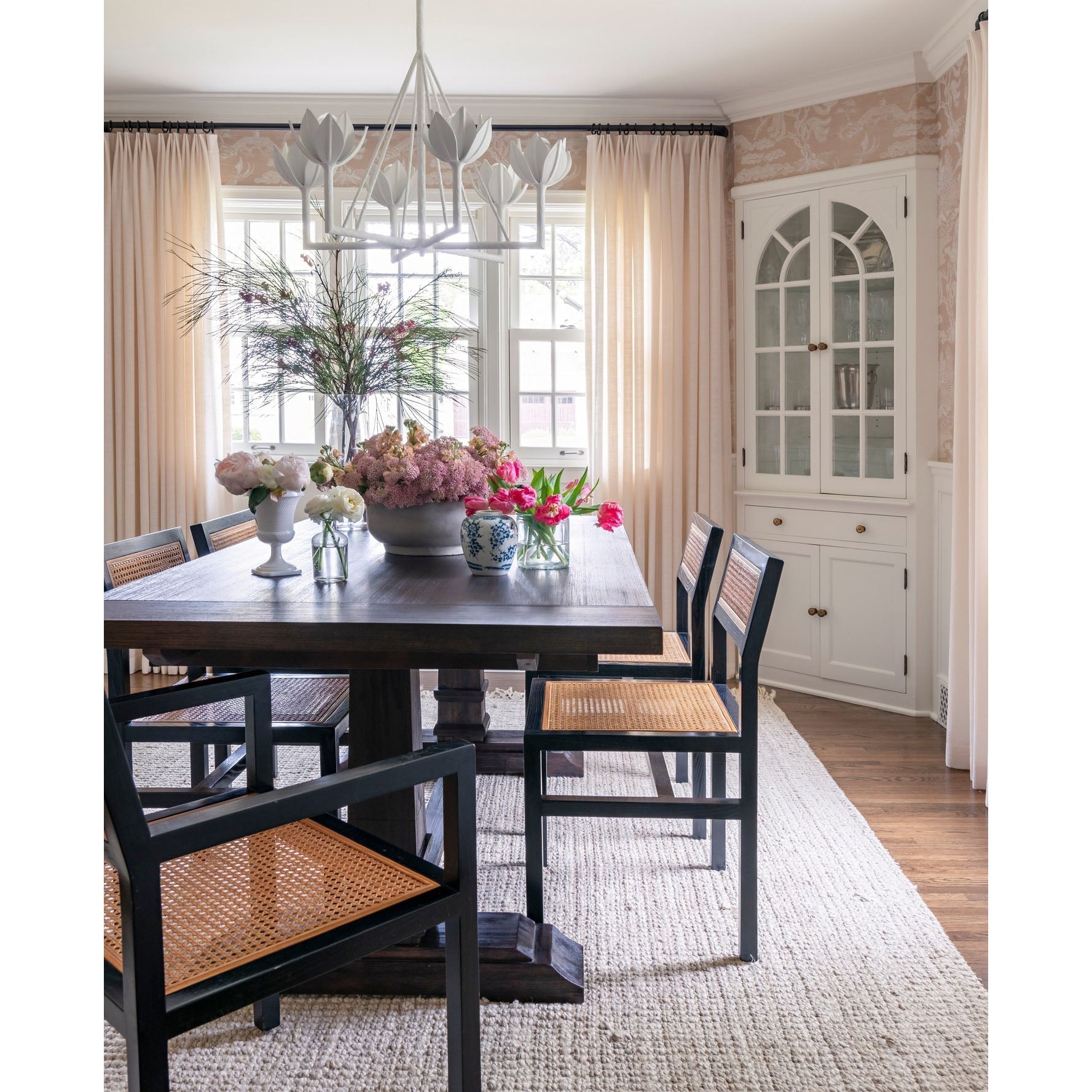 Ulmaris Floral Metal Chandelier - Lamp Outdoor