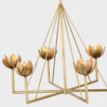 Ulmaris Floral Metal Chandelier - Lamp Outdoor