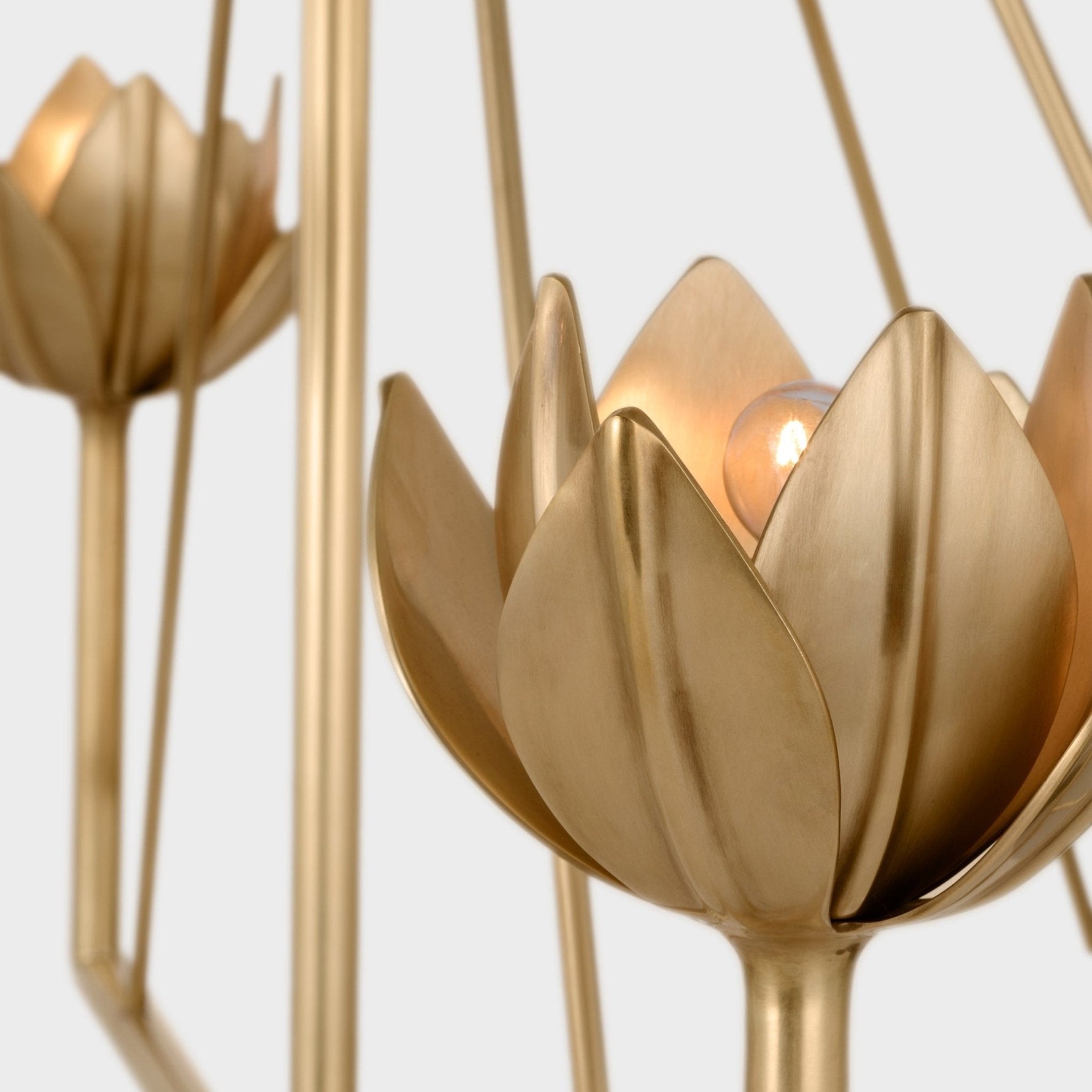 Ulmaris Floral Metal Chandelier - Lamp Outdoor