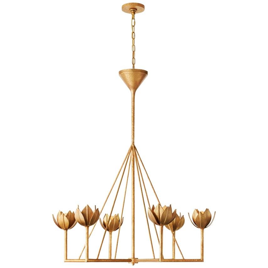 Ulmaris Floral Metal Chandelier - Lamp Outdoor