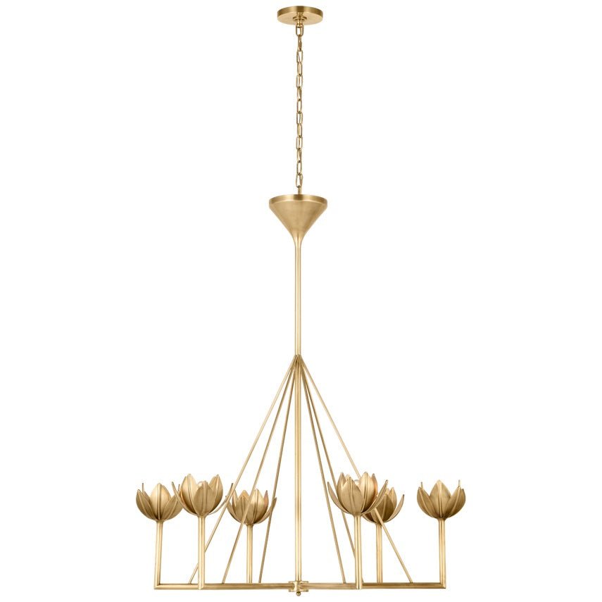 Ulmaris Floral Metal Chandelier - Lamp Outdoor