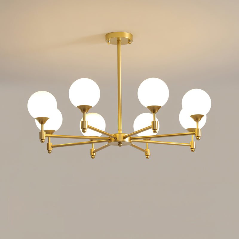 Solara Elegant Glass Chandelier - Lamp Outdoor
