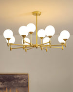 Solara Elegant Glass Chandelier - Lamp Outdoor