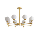 Solara Elegant Glass Chandelier - Lamp Outdoor