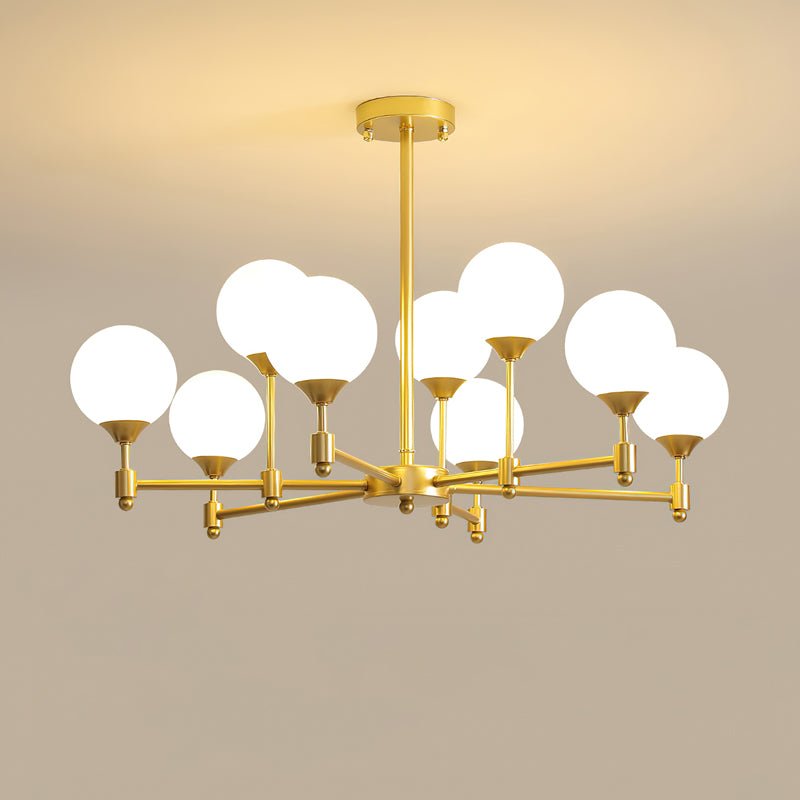 Solara Elegant Glass Chandelier - Lamp Outdoor